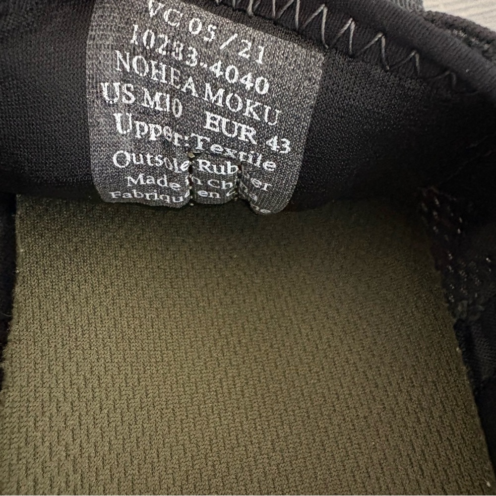 Olukai Nohea Mens Moku Slip On Mesh Boat Sneakers Black Size 10 - Picture 7 of 8